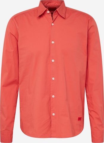 Chemise 'Ermo' HUGO en rouge : devant