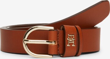 Cintura 'Essential' di TOMMY HILFIGER in marrone: frontale