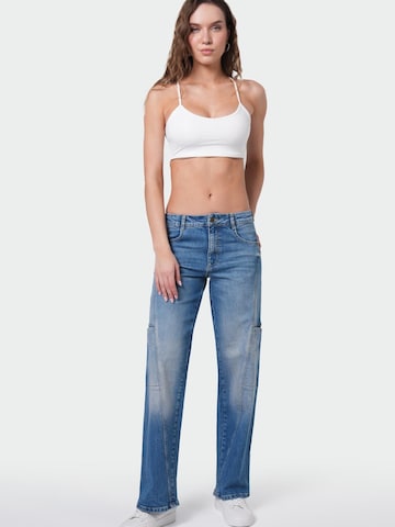 M.O.D MIRACLE OF DENIM - Vaquero en azul: frente