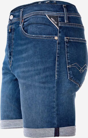 REPLAY Slimfit Jeans i blå
