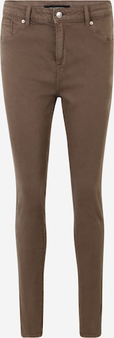 ONLY Carmakoma Skinny Jeans 'CHLOE' in Brown: front