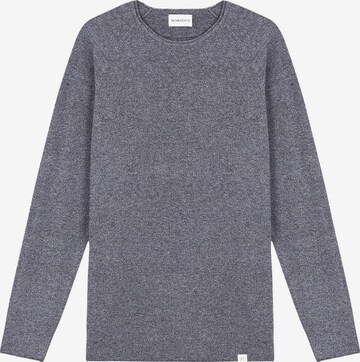 NOWADAYS Pullover 'Honeycomb' i blå: forside