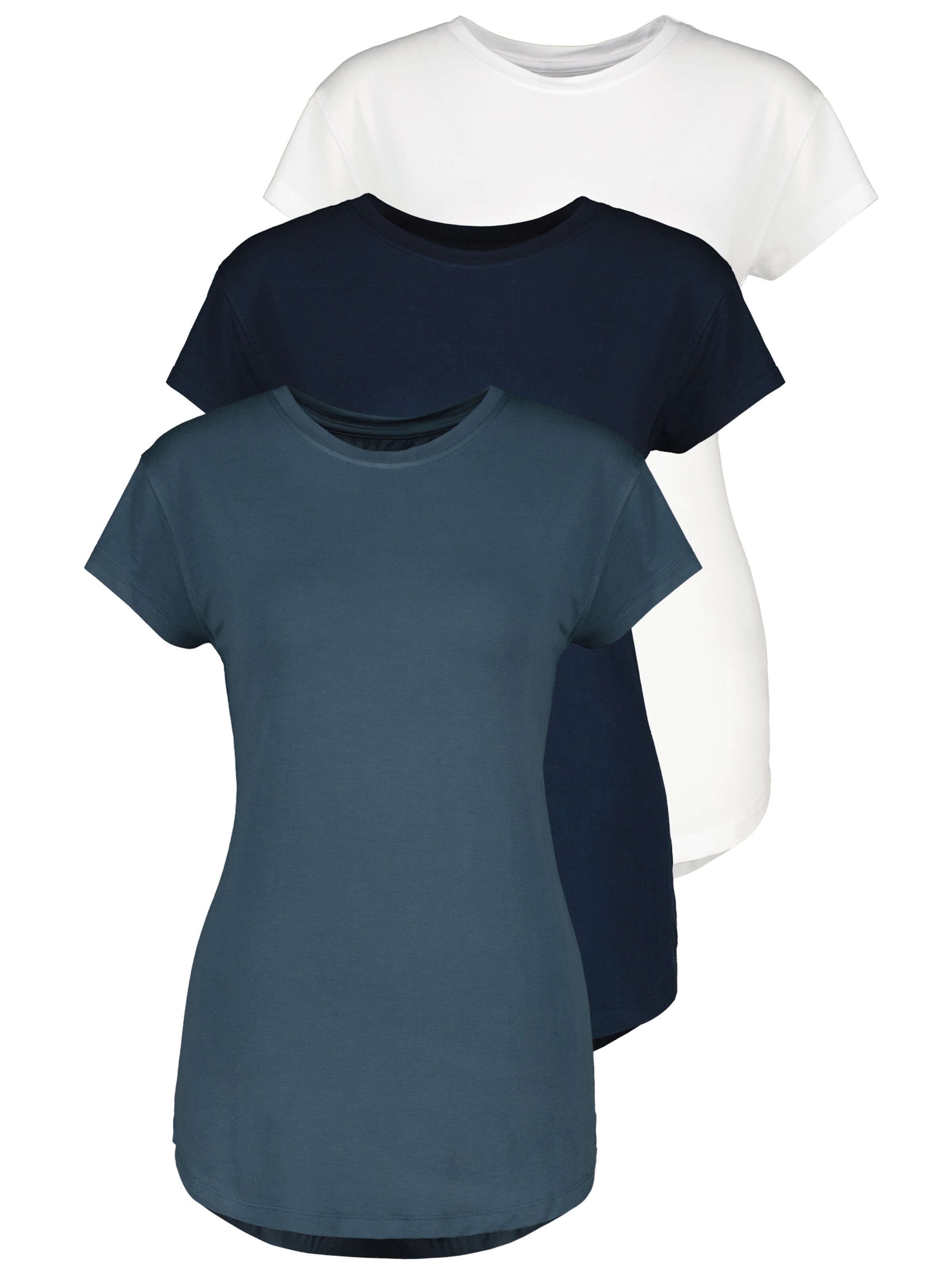 alife & kickin Μπλουζάκι 'AriAK' σε μπλε: μπροστά