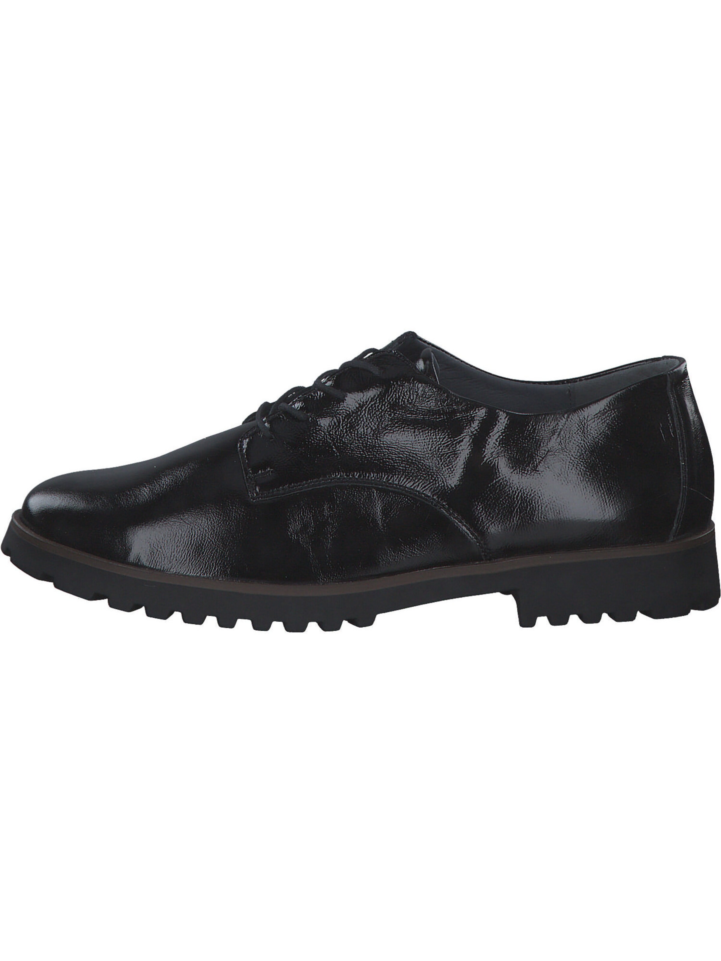 WALDLÄUFER Schnürschuh 'Elisa H' in Schwarz