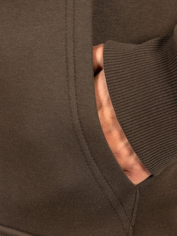 Smilodox Zip Hoodie Yasin in Braun