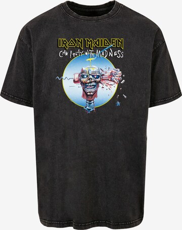 Merchcode Shirt 'Iron Maiden - Madness ' in Grau: predná strana