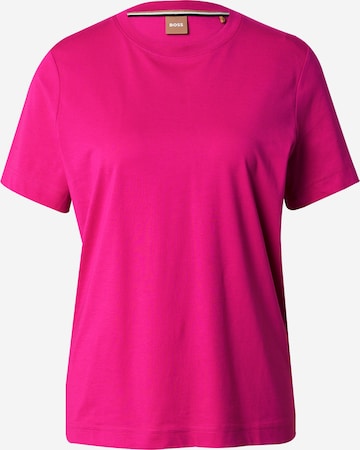 T-shirt 'Ecosa' BOSS Black en rose : devant