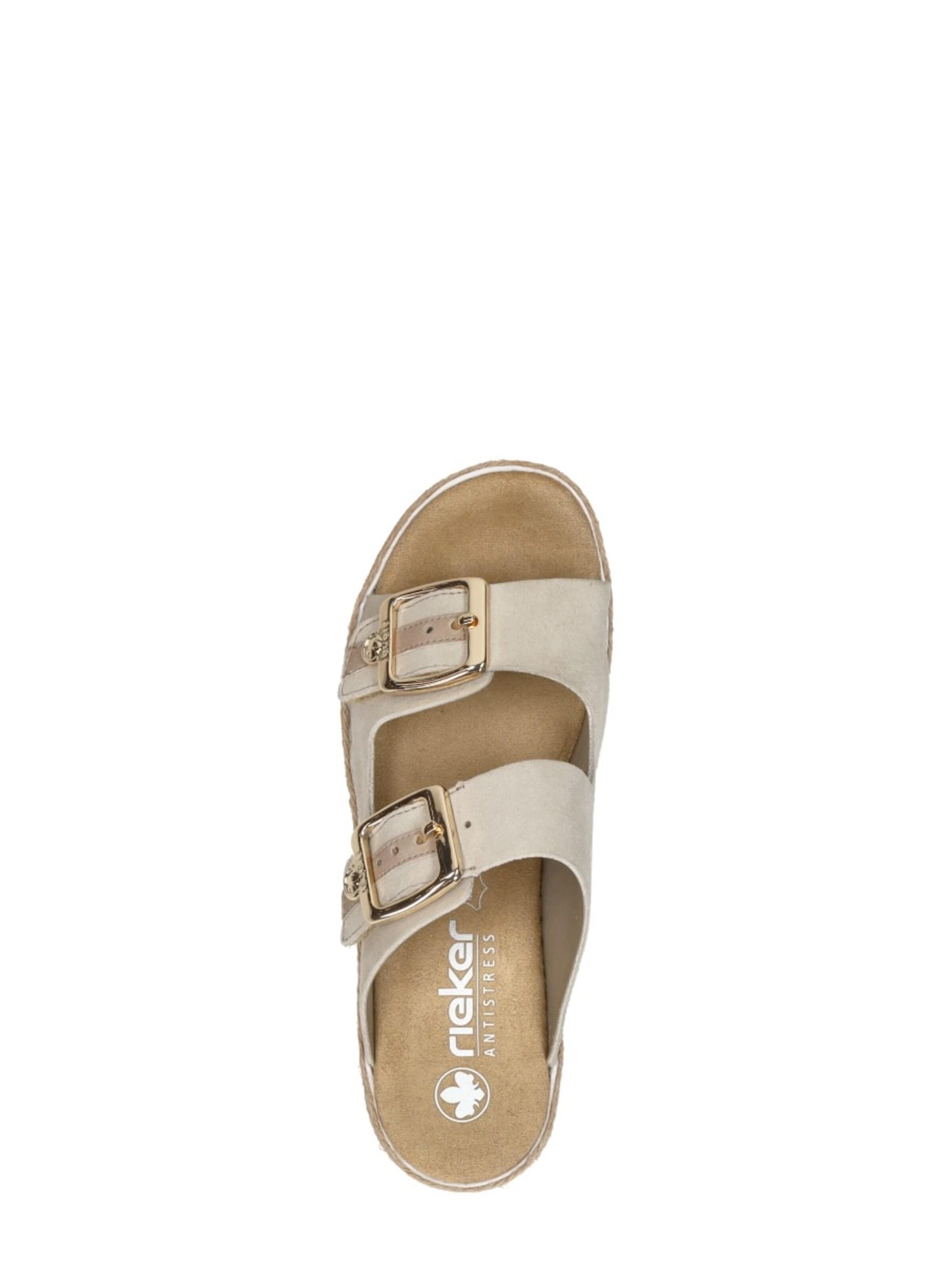 Rieker Huisschoenen 'Open Teen' in Beige