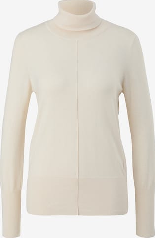 comma casual identity Pullover in Beige: predná strana