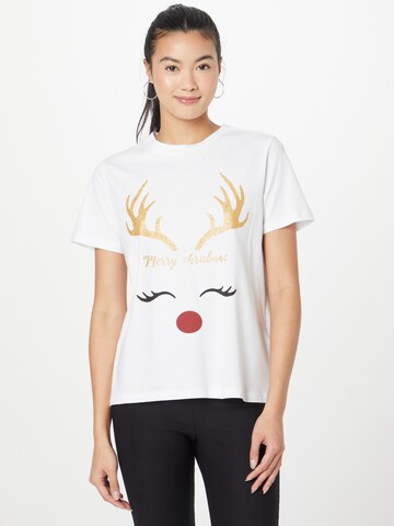 PIECES - Camiseta 'HANNIS' en blanco: frente