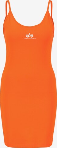 ALPHA INDUSTRIES Kleid in Orange: predná strana