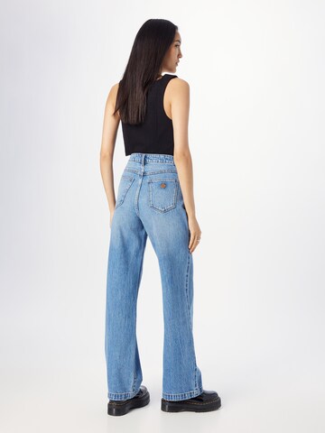 Abrand Wide Leg Jeans 'JULIETTE' in Blau