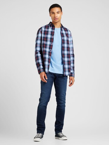 Tommy Jeans Regular Fit Hemd in Blau