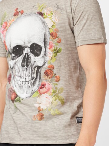 Key Largo T-Shirt 'TERMINAL' in Beige