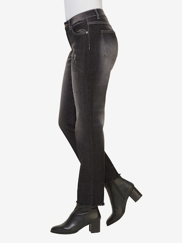 Linea Tesini by heine Regular Jeans i grå