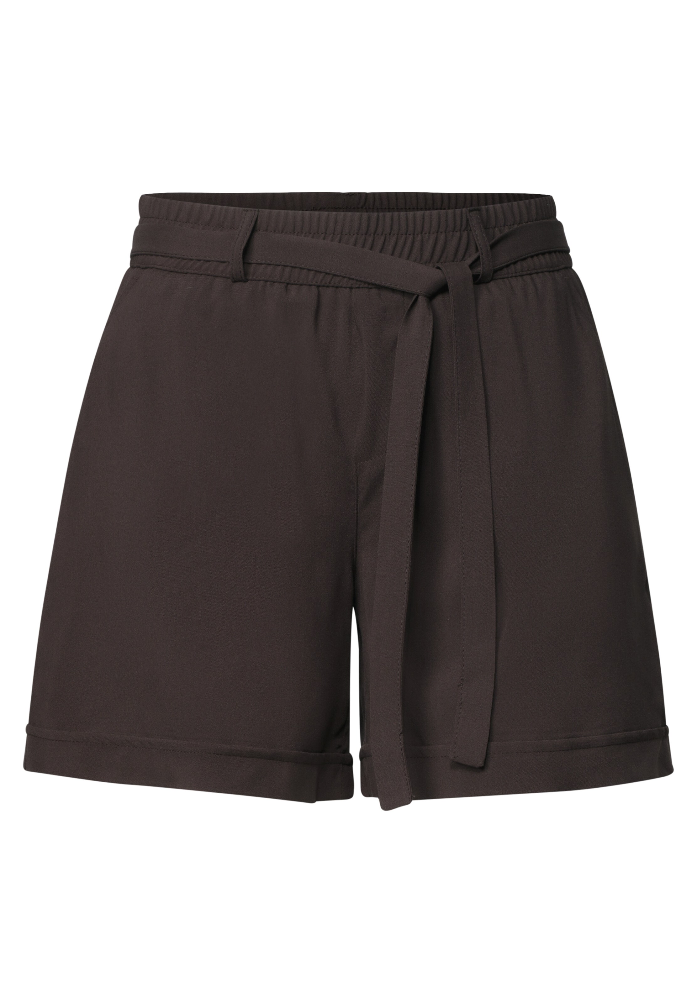 STREET ONE Shorts in 32 in dunkelbraun, Produktansicht