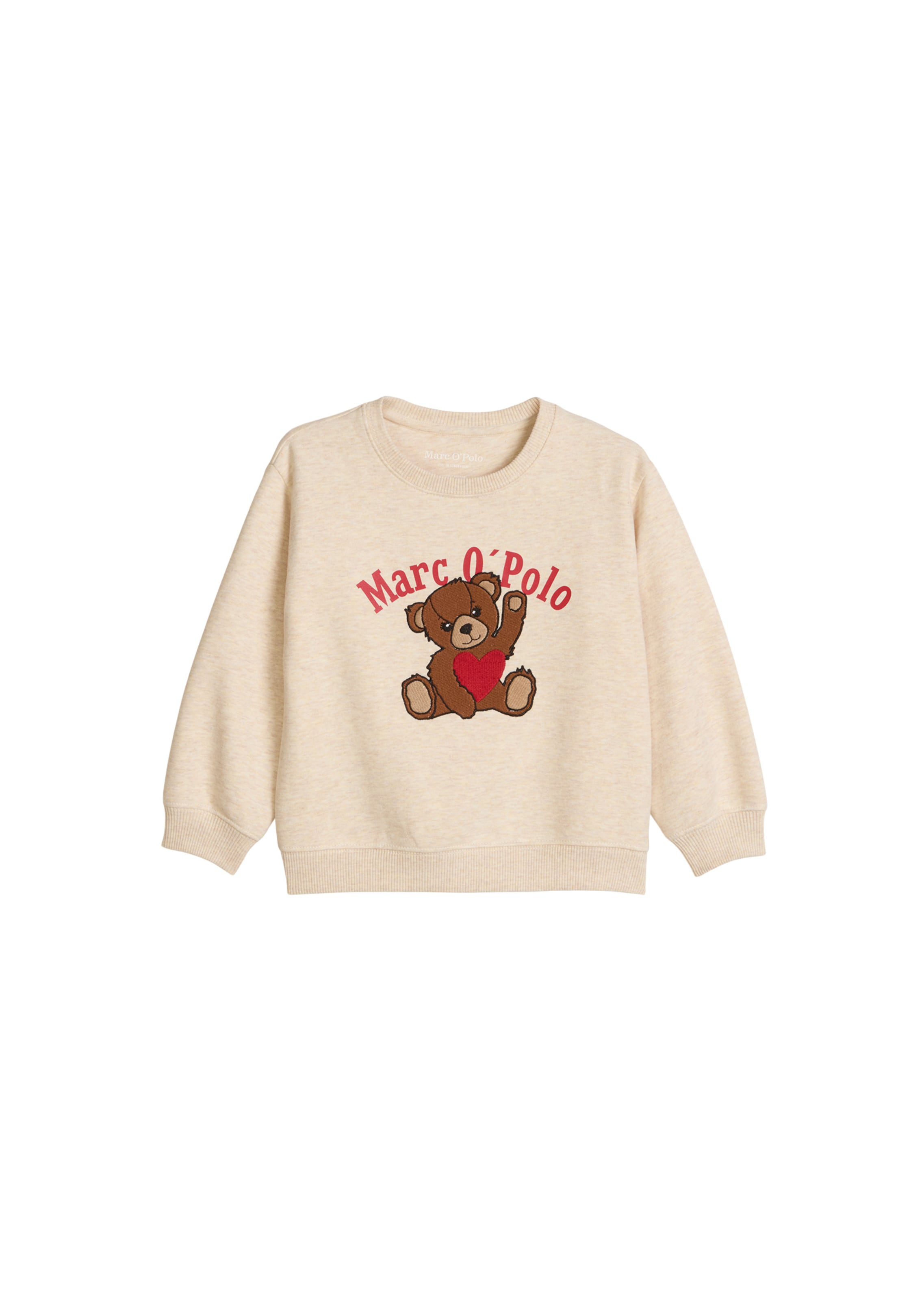 Marc O'Polo Sweatshirt in Beige: Vorderseite