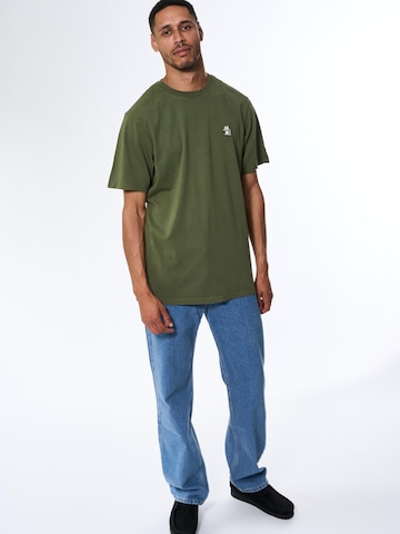 A Question Of (AQO) Shirt 'Logo Tee' in Green: front