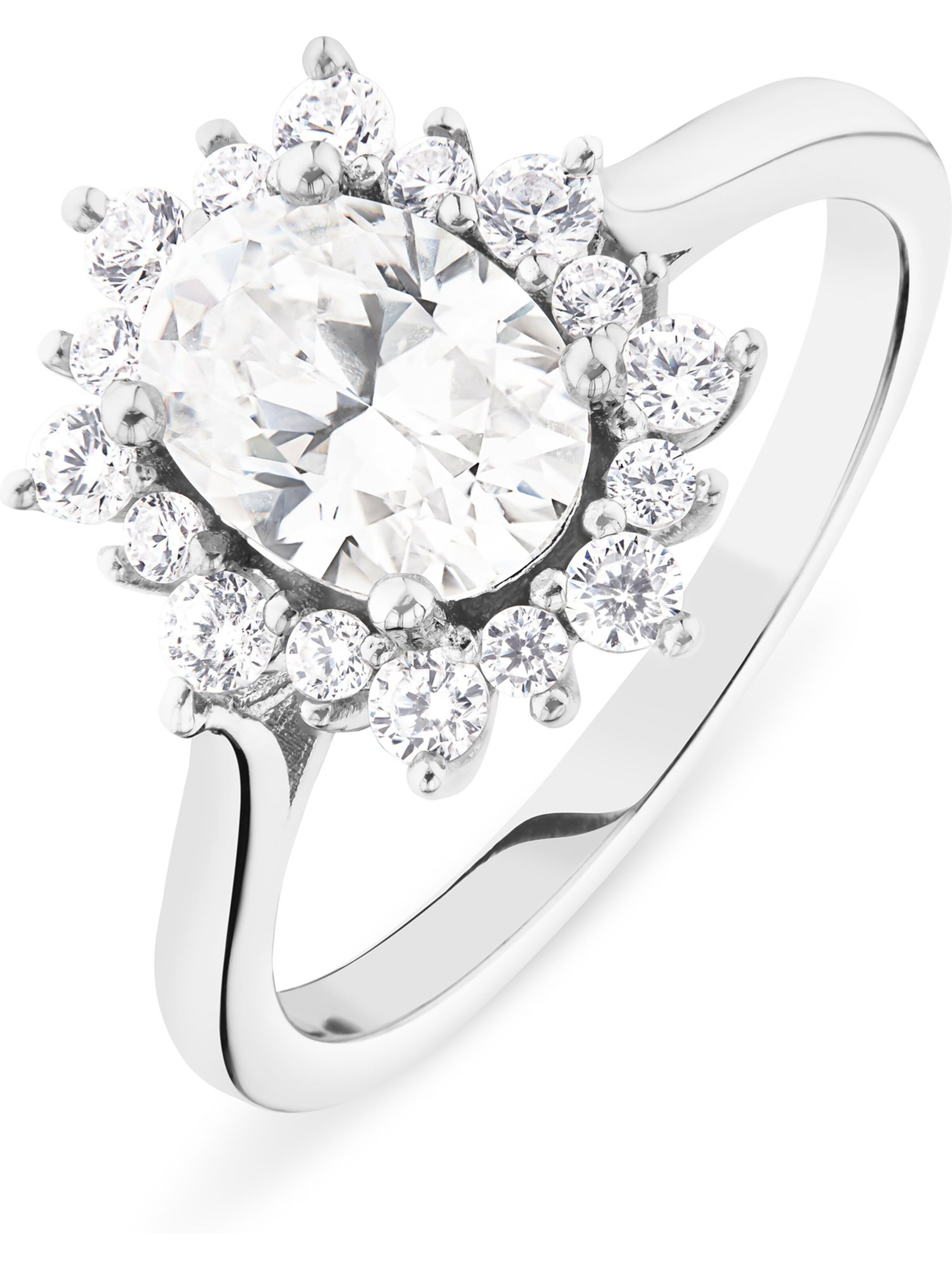 FAVS Ring in Silver: front