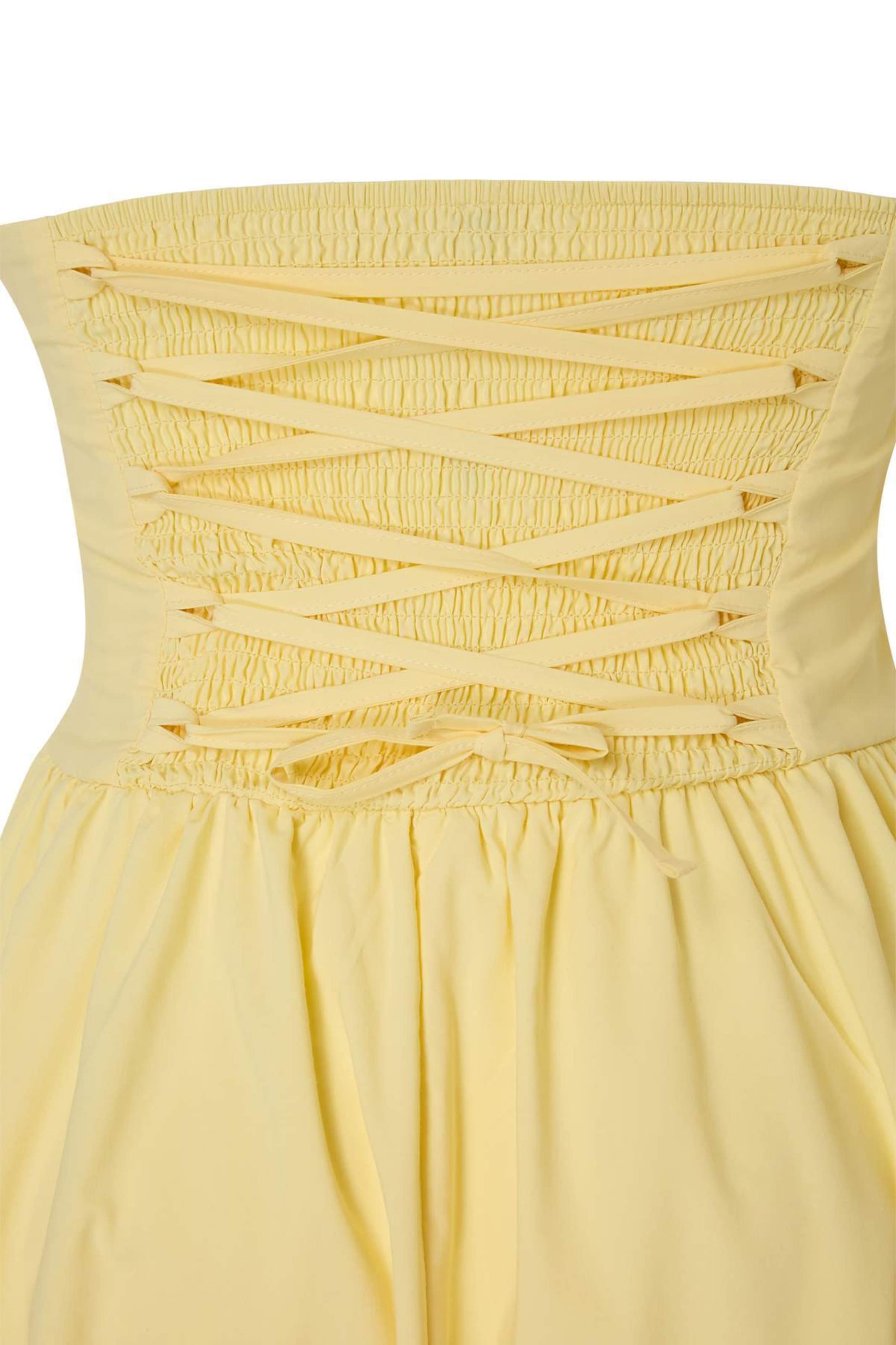 Trendyol Curve - Vestido de verano en amarillo