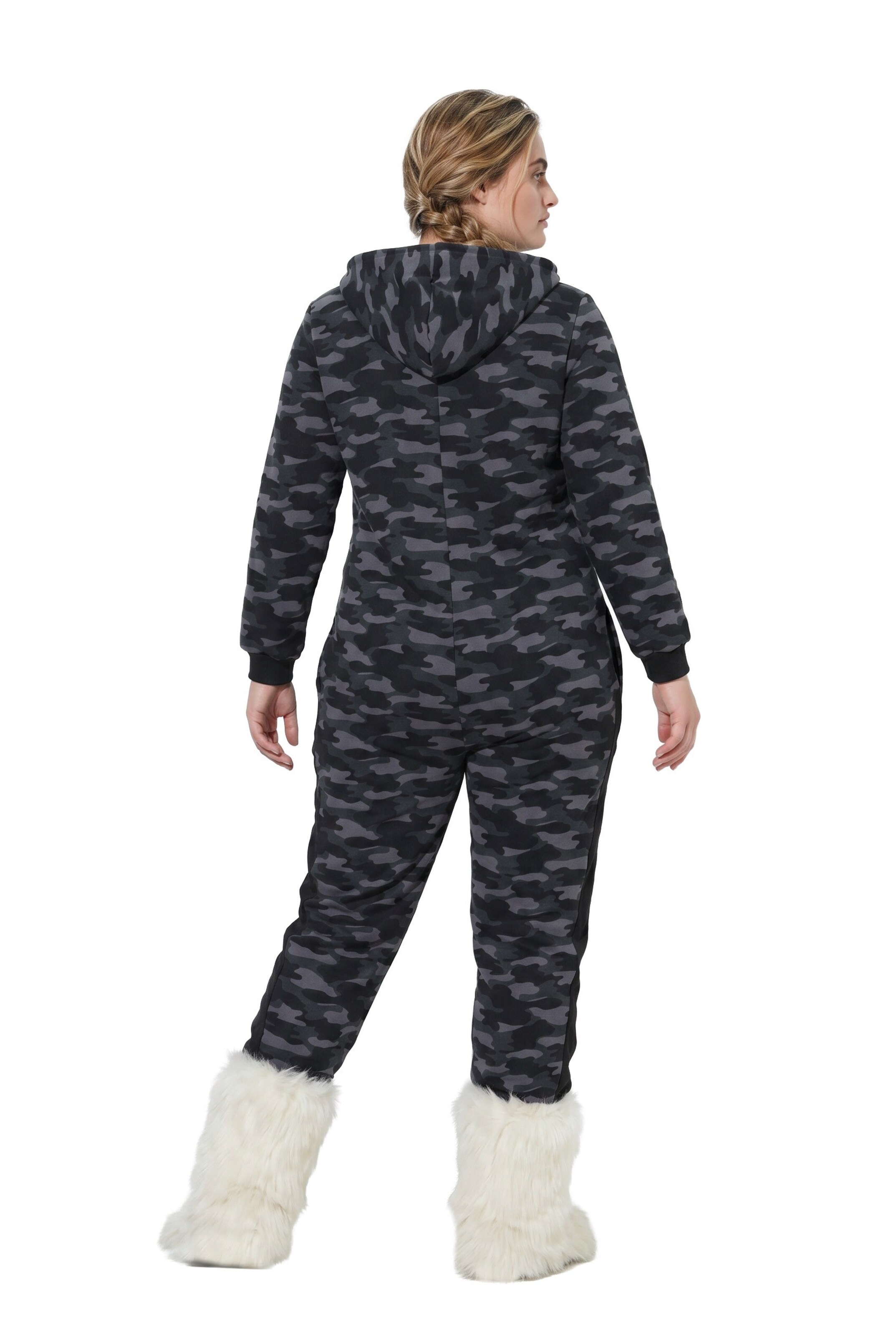 Ulla Popken Jumpsuit in Grijs