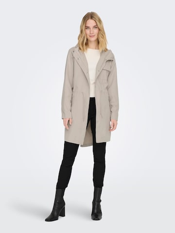 JDY Between-Seasons Parka 'Polly' in Grey