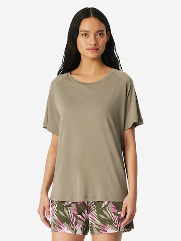 Pyjama 'Modern Nightwear' SCHIESSER en vert