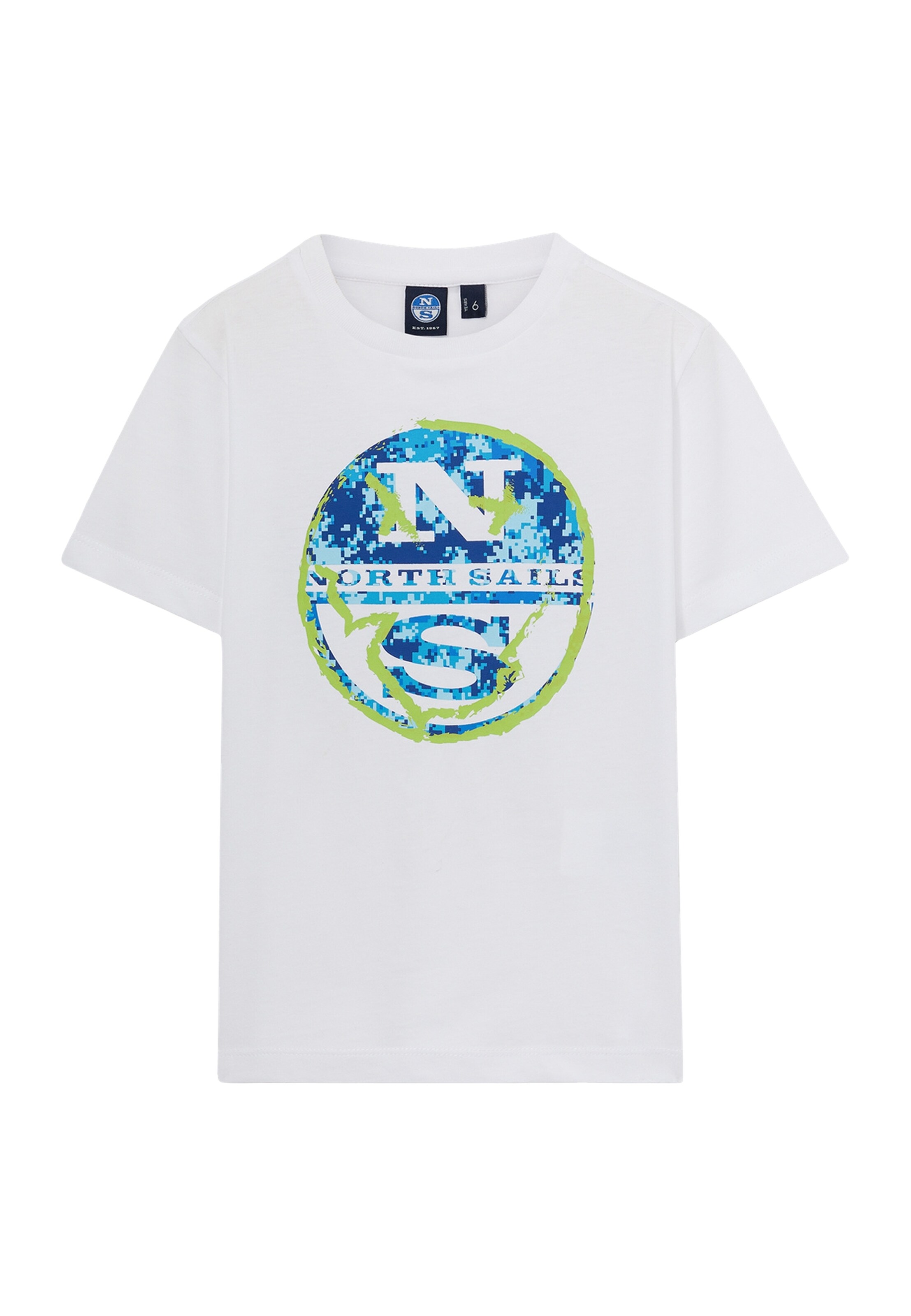 Kinder Teens (Gr. 140-176) North Sails T-Shirt in Weiß - QD24001 Kinder Teens (Gr. 140-176) North Sails T-Shirt in Weiß - QD24001