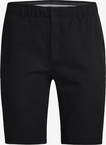 UNDER ARMOUR Workout Pants 'Links' in Black: front