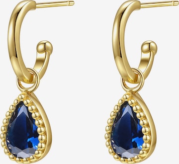 Hey Happiness Ohrringe 'September Birthstone' in Gold: Vorderseite