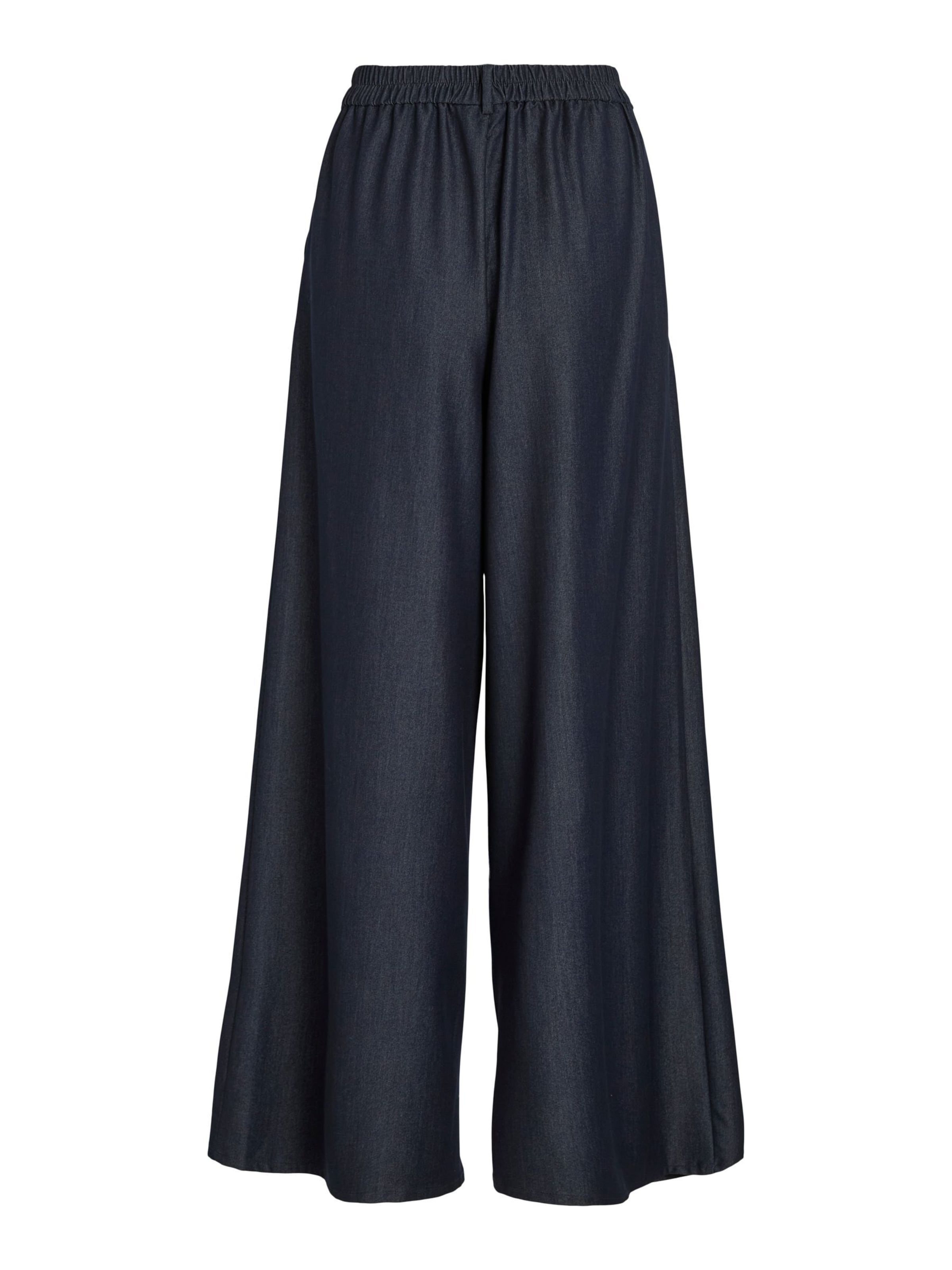 VILA Wide leg Broek 'VIOfala' in Blauw