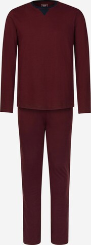 SEIDENSTICKER Long Pajamas in Red: front