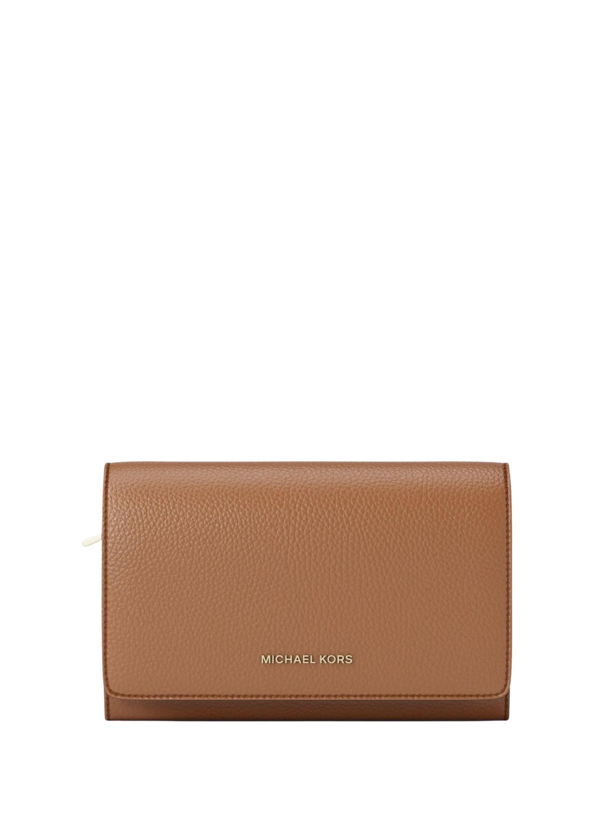 Michael Kors Plånbok 'MICHAEL KORS JET SET WALLET Portafoglio' i brun: framsida
