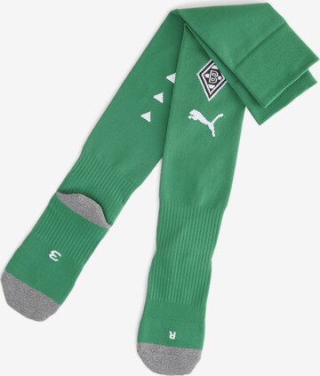 Chaussettes de sport 'Borussia Mönchengladbach' PUMA en vert : devant