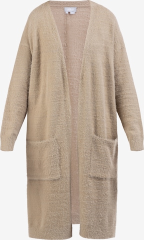 Cardigan Usha en beige : devant