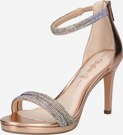 Sandale cu baretă 'Selma' BUFFALO pe auriu / transparent, Vizualizare produs