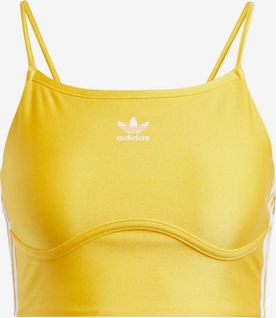 ADIDAS ORIGINALS Top in gelb / weiß, Produktansicht