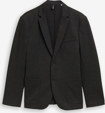 Coupe regular Veste de costume TOM TAILOR en noir : devant