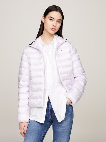 Veste mi-saison Tommy Jeans en violet : devant