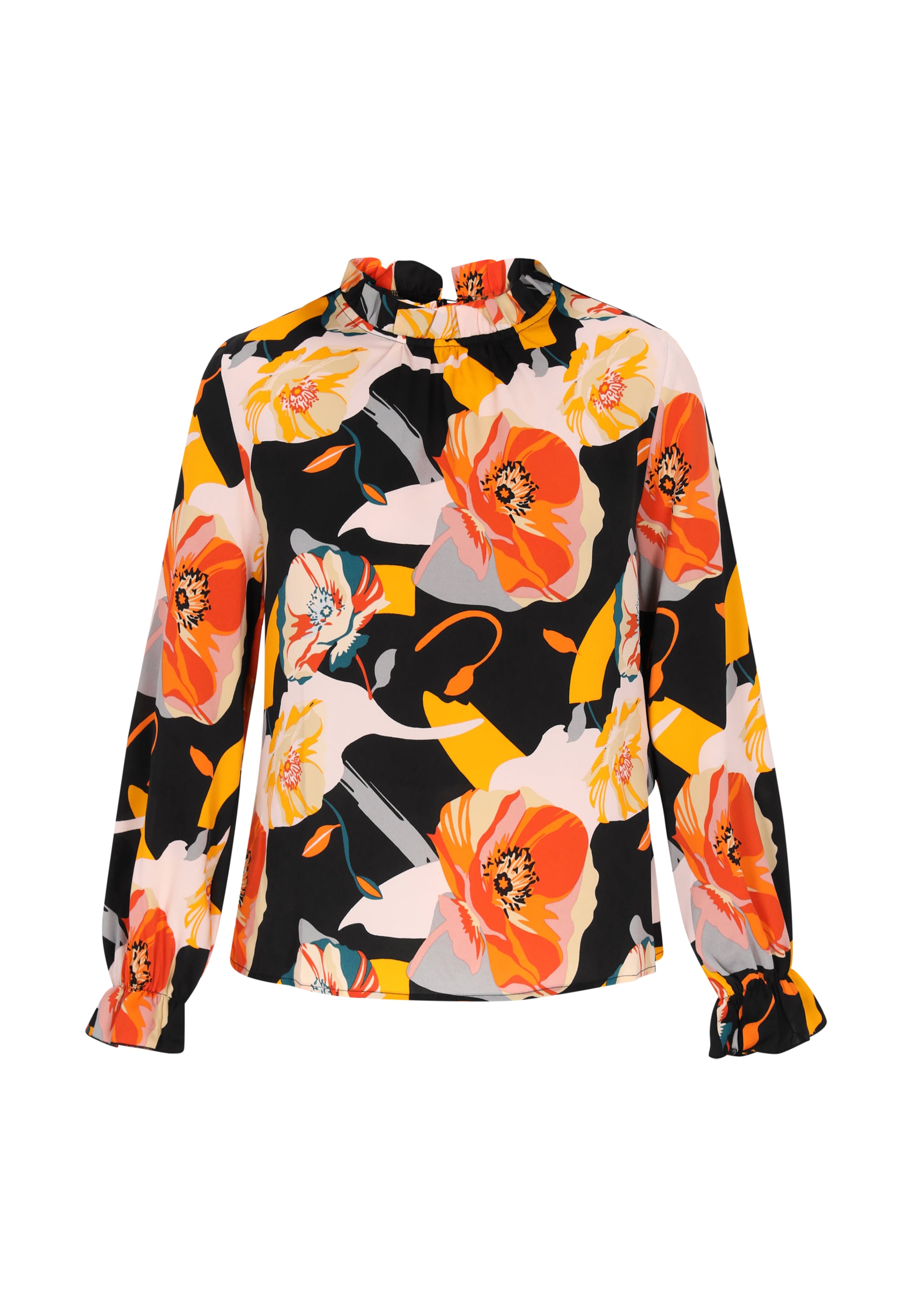 NAEMI Pluus, värv must: eest vaates