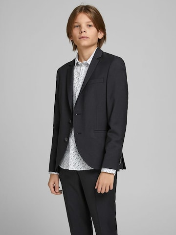 Coupe regular Vestes de costume 'Solaris' Jack & Jones Junior en noir : devant