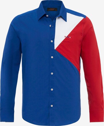 By Diess Collection Regularny krój Koszula w kolorze niebieski: przód