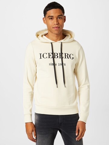 ICEBERG Sweatshirt in Beige: voorkant