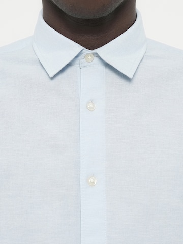 JACK & JONES Klasický střih Společenská košile 'JJEBREEZE' – modrá