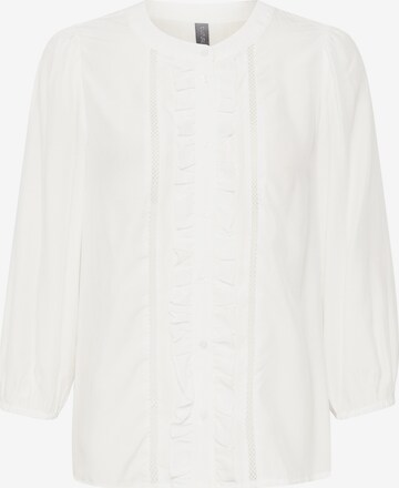 CULTURE Bluse i hvid: forside