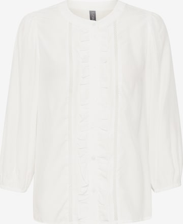 CULTURE Bluse i hvid: forside