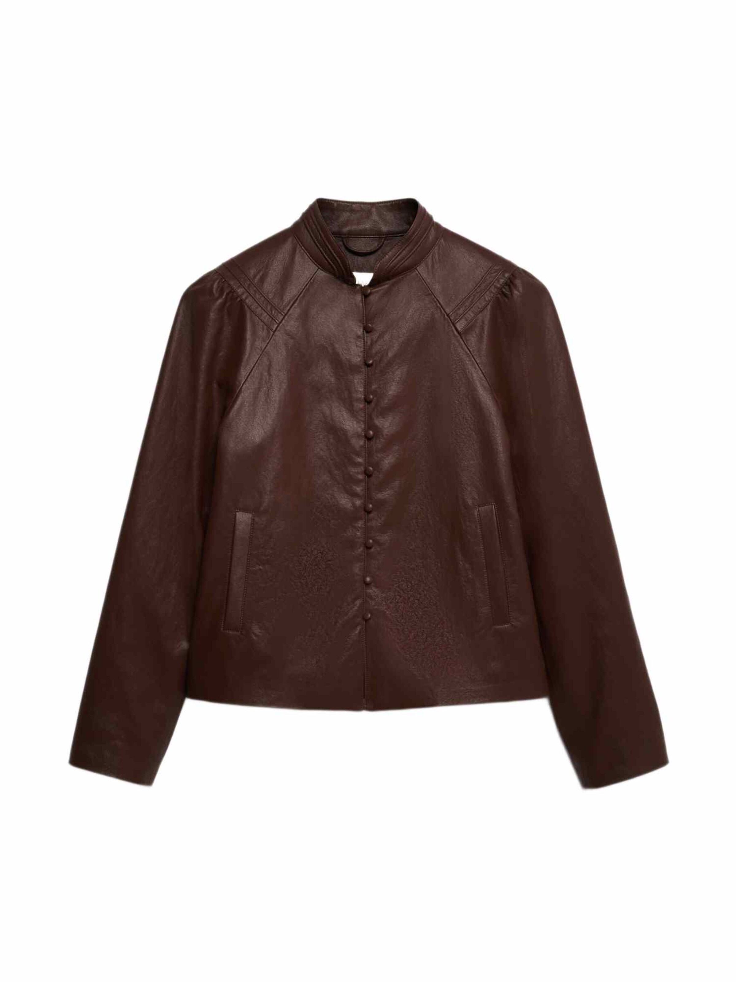 Veste mi-saison Marks & Spencer en marron : devant
