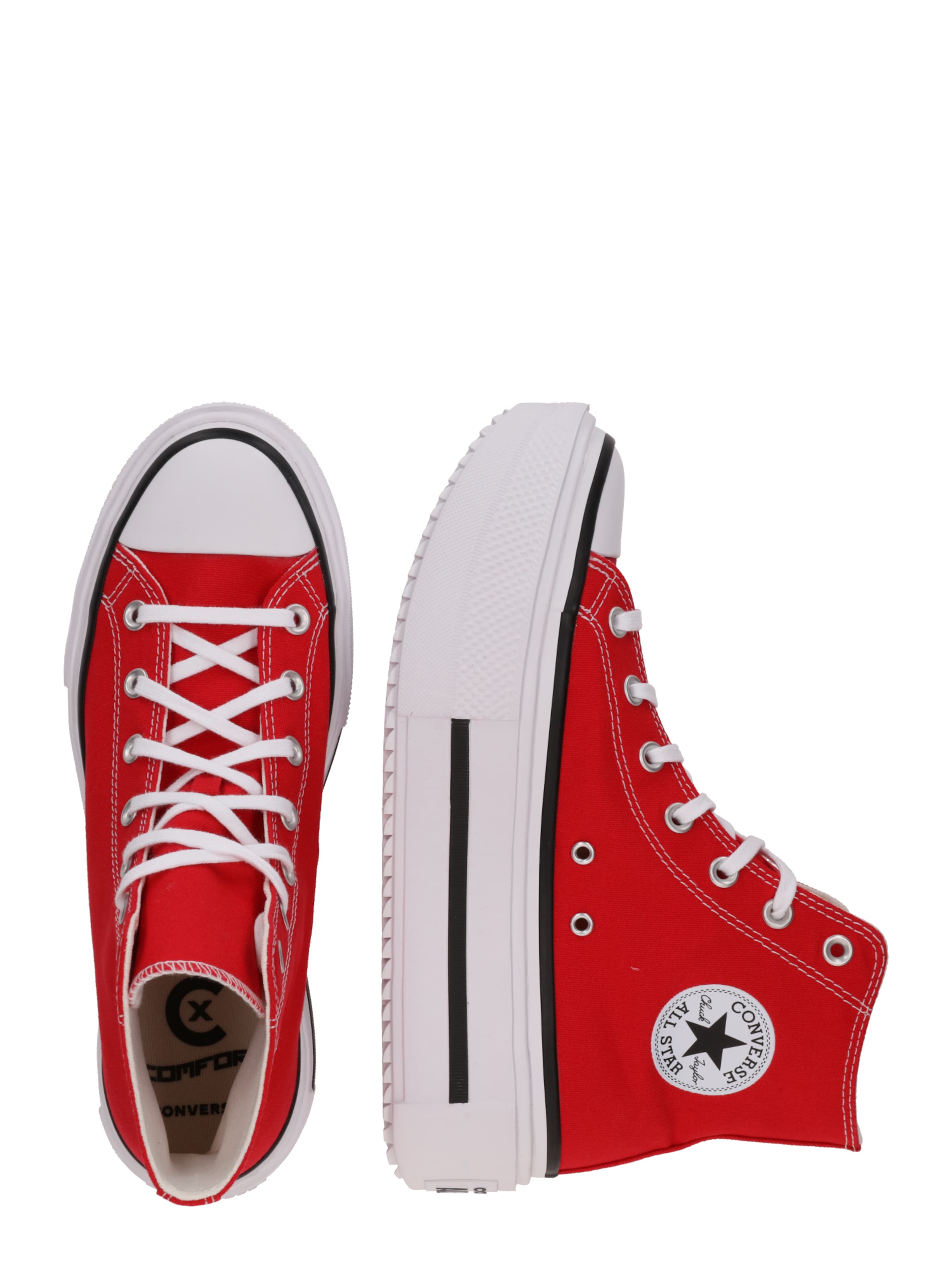 CONVERSE Високи маратонки в червено