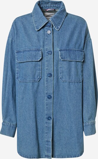 Wemoto Bluse 'Teresa' in blue denim, Produktansicht