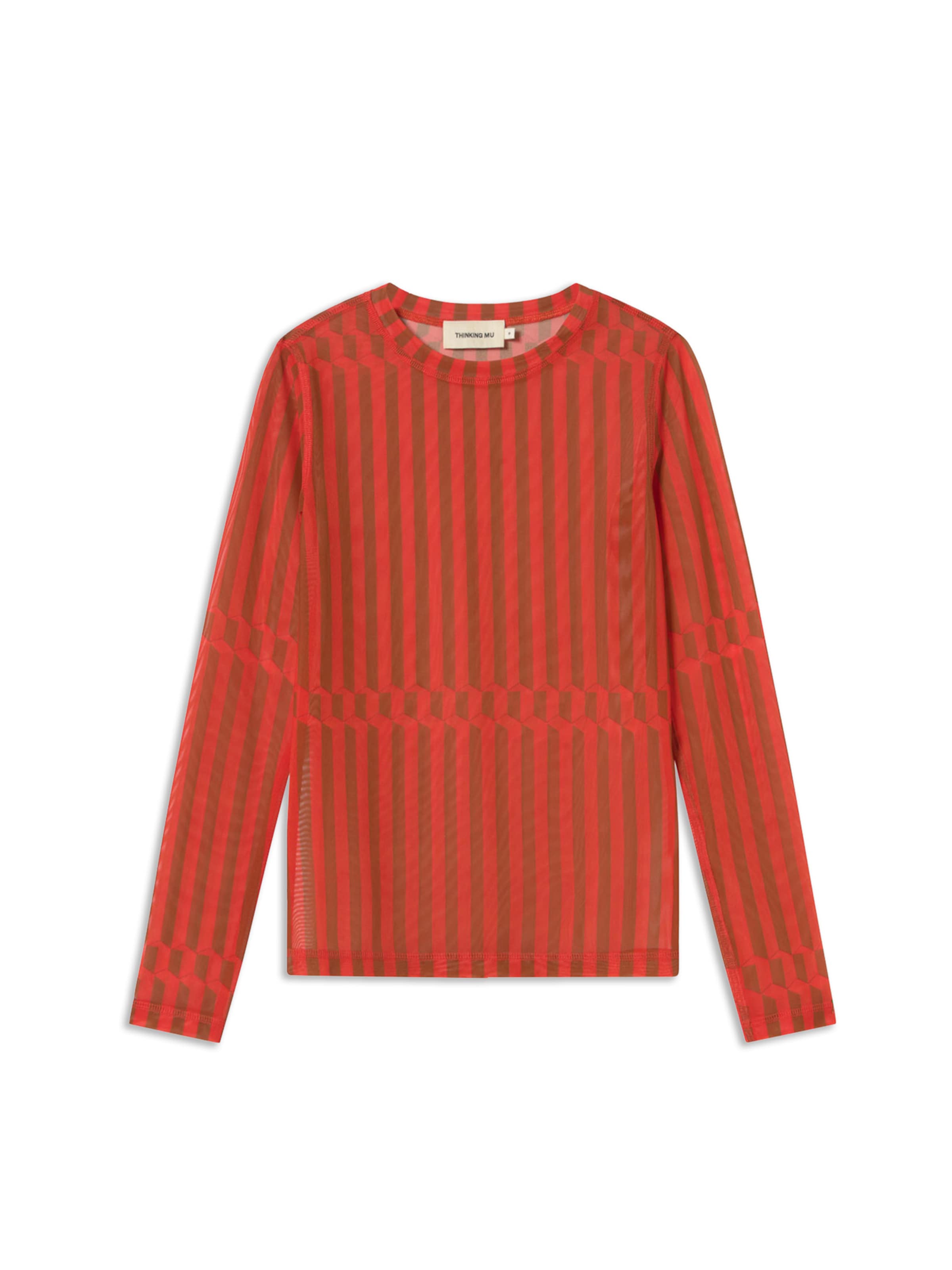 Thinking MU T-shirt 'Tere' i röd: framsida